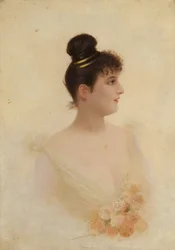 Bust Portrait of a Girl